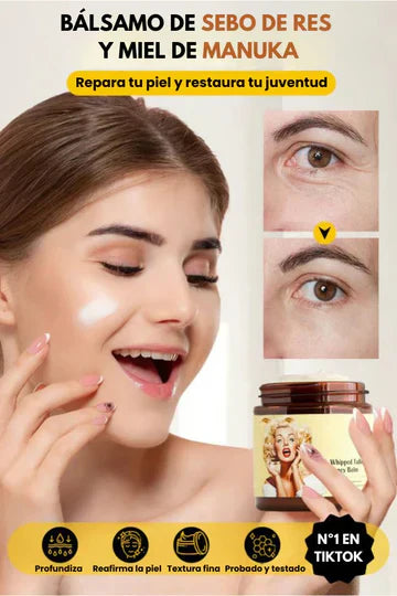 ✨ Bálsamo de Sebo de Res + Miel de Manuka 🍯 100% Natural y Original